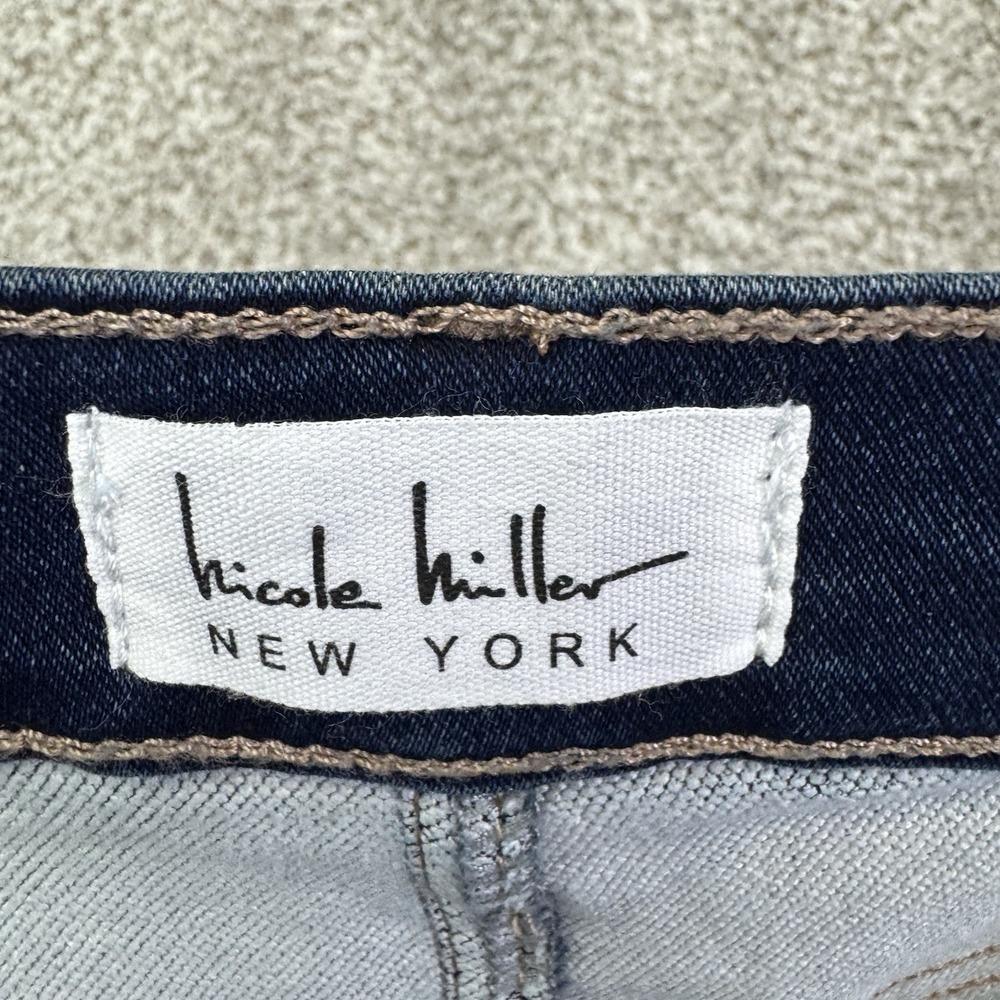 NEW Nicole Miller Soho High Rise Ankle Skinny jeans Women's Size 14 Flex Denim - Picture 10 of 14